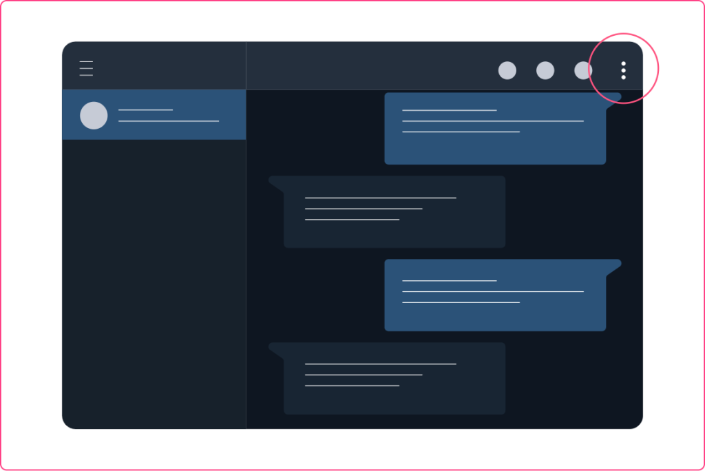 An image describing a step in the CEL Solicitors help centre guide, How to download and export Telegram messages to your computer